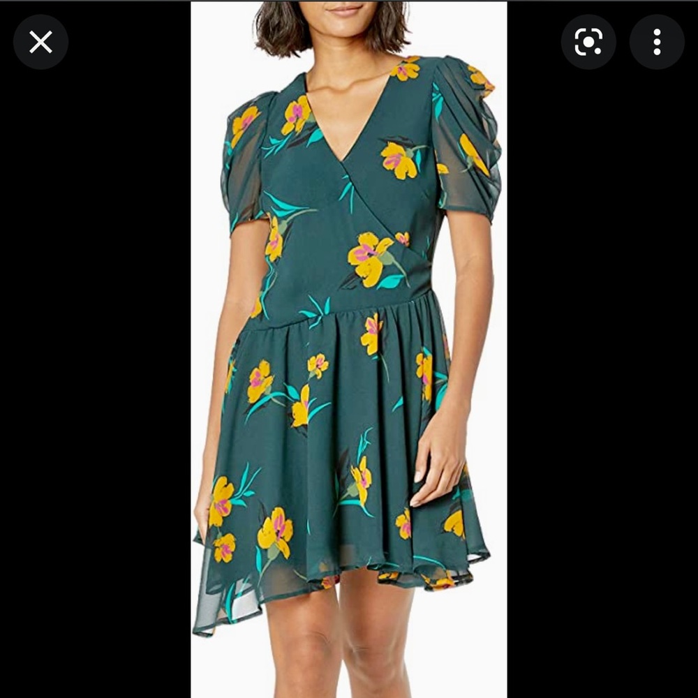 NWOT ASTAR THE LABEL ASYMMETRICAL FLORAL DRESS